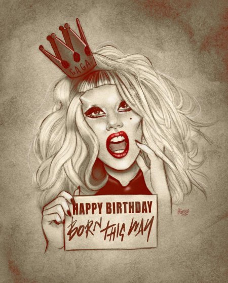 Леди Гага с днем рождения