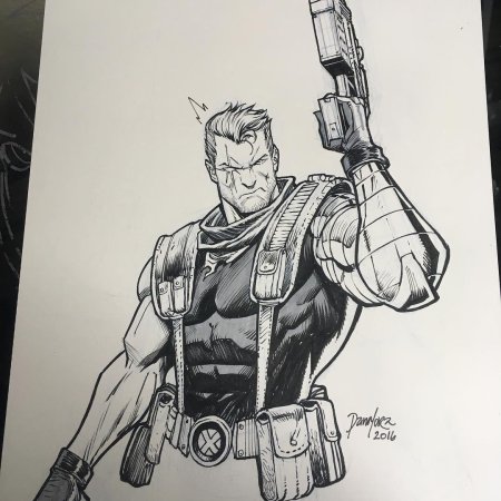 Кейбл Marvel рисунки