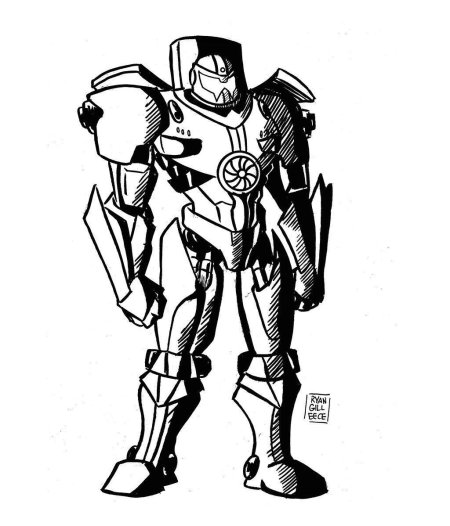 Раскраска Тихоокеанский рубеж Страйкер Эврика