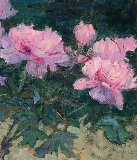 Клод моне пионы