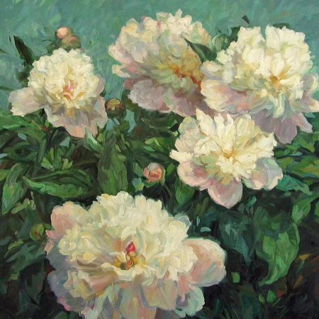 Клод Моне пионы