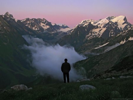 Человек в горах