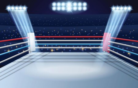 Боксерский ринг вектор