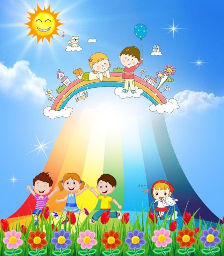 Красивый фон для детского сада