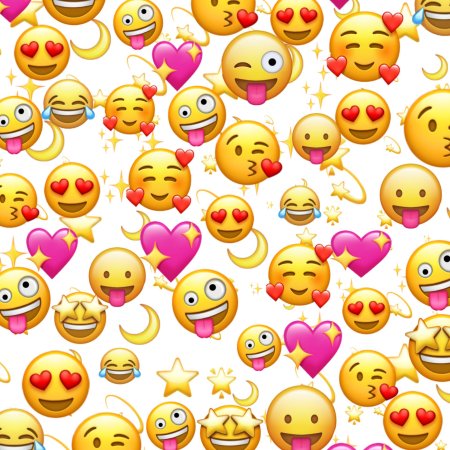 Смайлики много