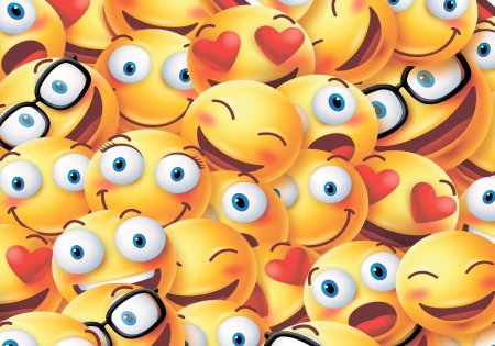 Фон смайлики
