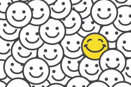 Смайлики много