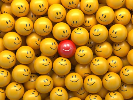 Смайлики много