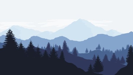 Пейзаж Минимализм