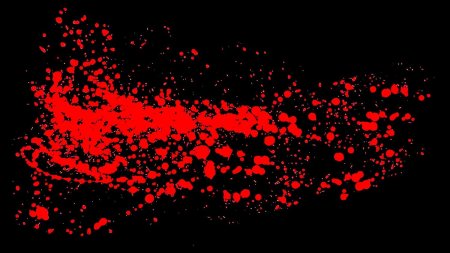 Черный фон с красными пятнами