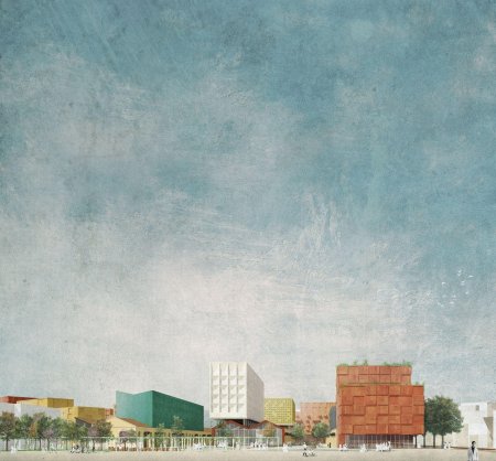 Фон для архитектурного проекта