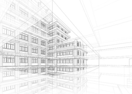 Фасад в перспективе