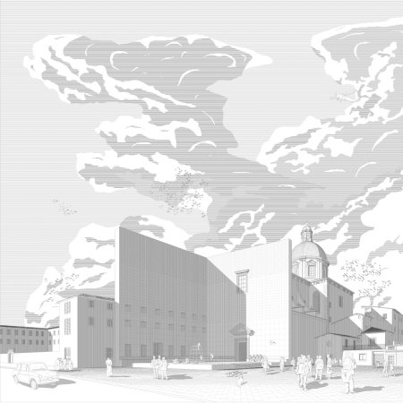 Фон для архитектурного проекта