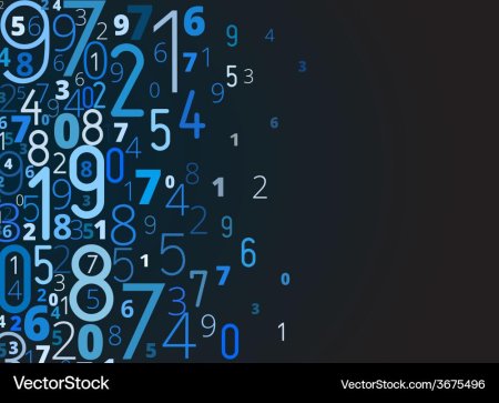 Цифры фон
