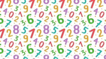 Паттерн с цифрами 45