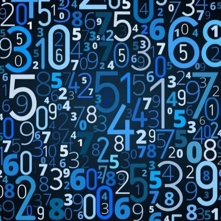Цифры фон