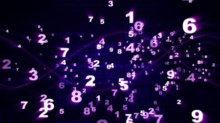 Цифры фон