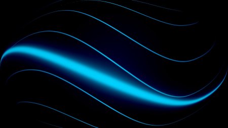 Сине черная абстракция