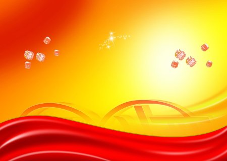 Красно желтый фон