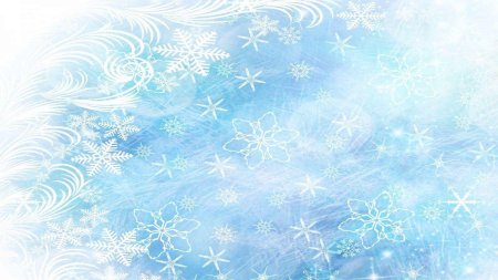 Фон снежинки