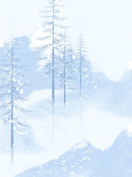 Фон зима