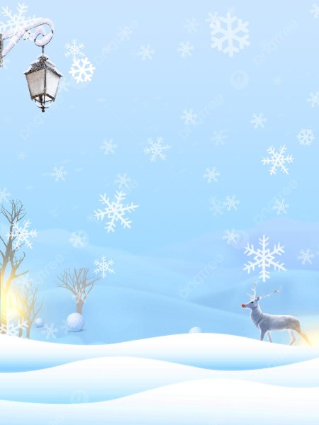 Голубой зимний фон для детей