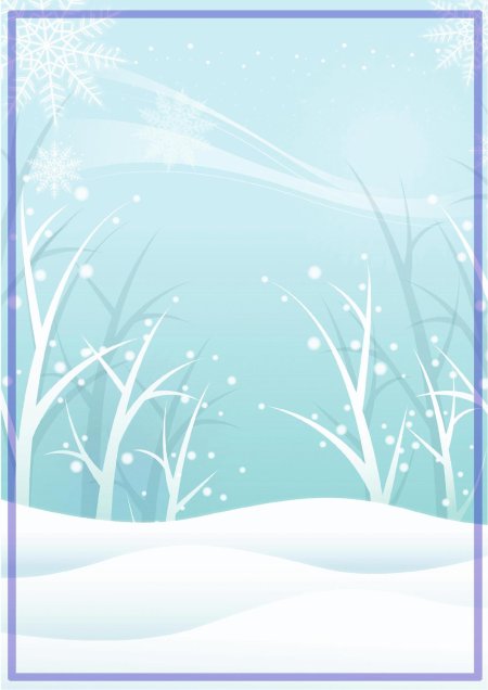 Зимний фон для презентации