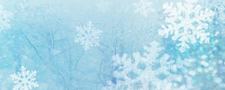 Зимний фон для баннера