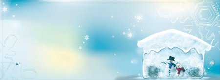 Зимний фон для детских кружек