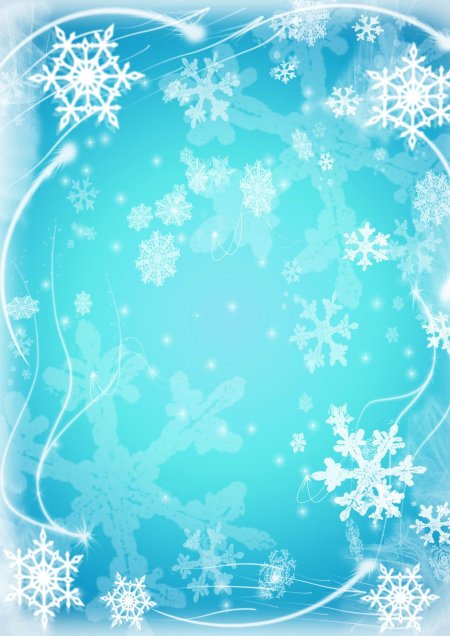 Фон снежинки
