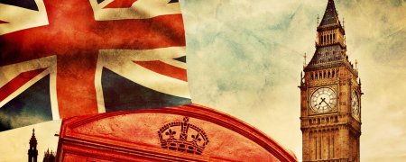 Флаг Великобритании и Биг Бен
