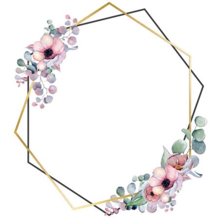 Стильная Цветочная рамка