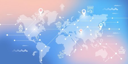 Логистика нейтральный фон