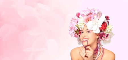 Фон для рекламы салона красоты