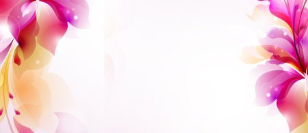 Цветочный фон для визитки