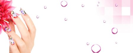 Фон для визитки маникюр