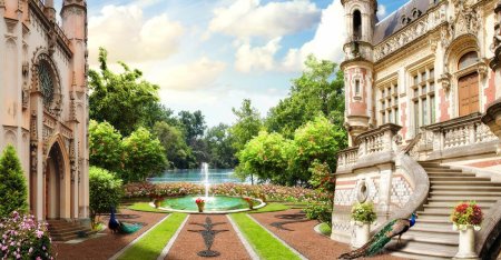 Дворец снаружи Королевский сад