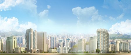 Панорама зданий