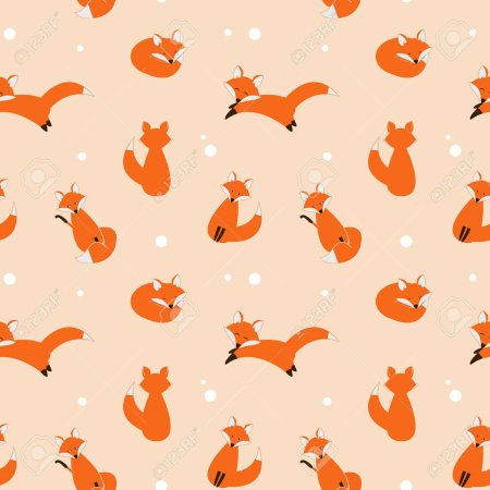 Милый фон с лисами