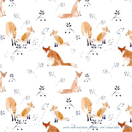 Принты с лисами