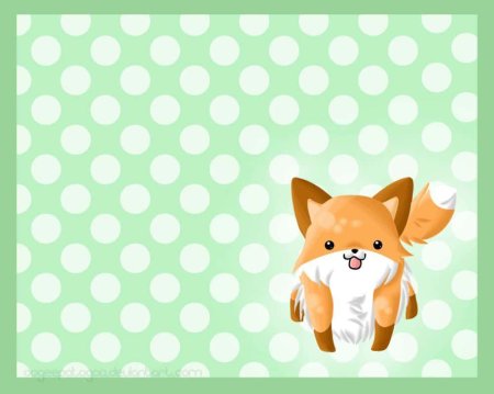 Фон с лисичками