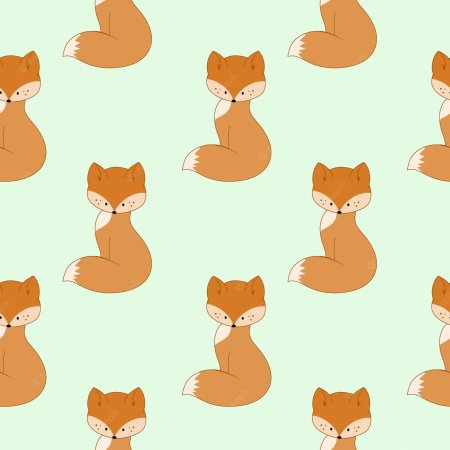 Фон с лисичками