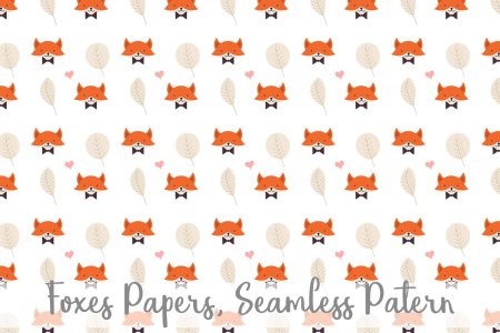 Паттерн с лисами