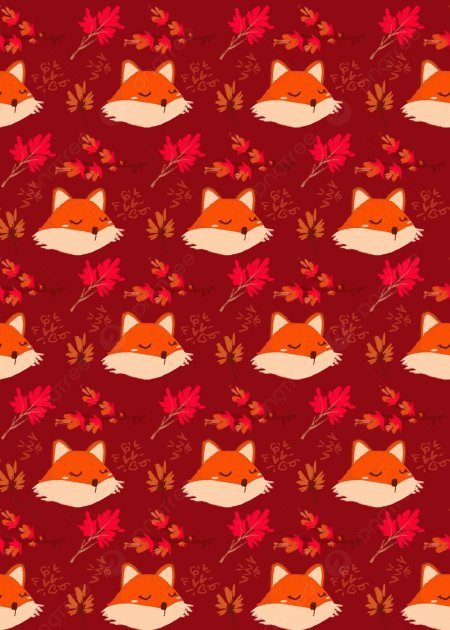Фон с лисичками