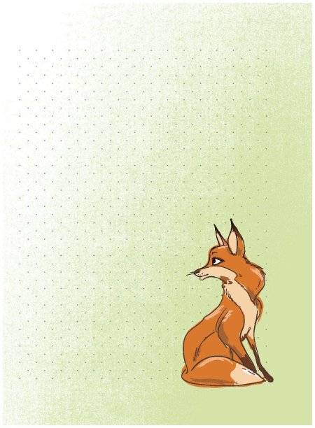 Фон с лисичками