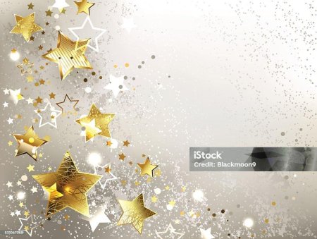 Баннер с золотыми звездами