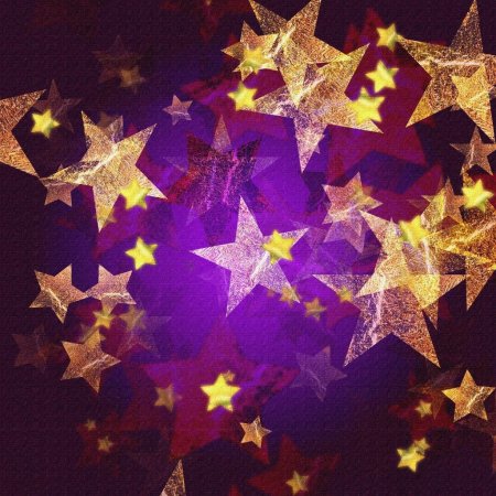 Золотые звезды фон