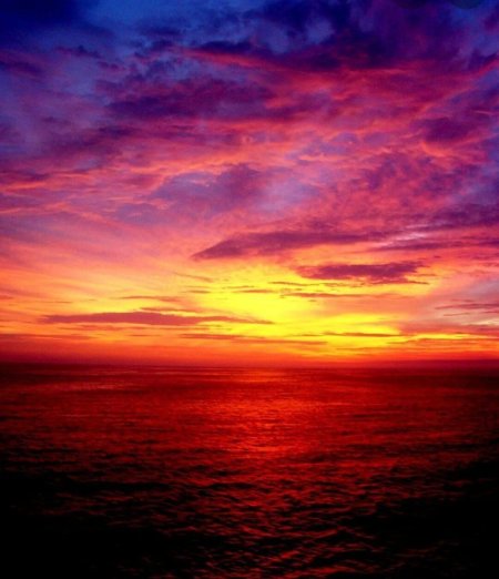 Красивый закат