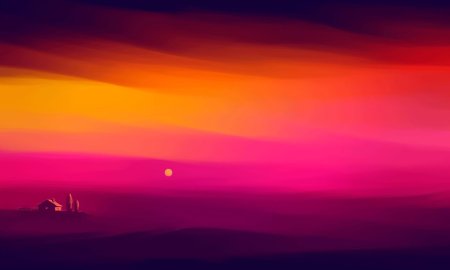 Закат Минимализм