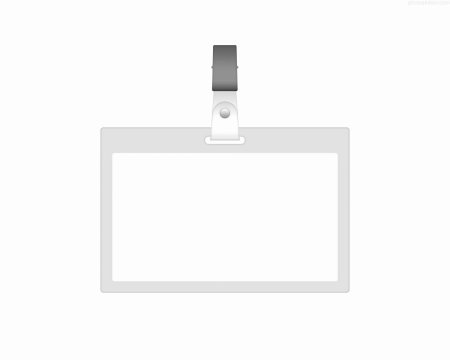 Бейдж прозрачный